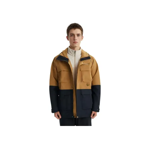 Columbia совместный бренд Transit водонепроницаемый и теплый ветровка мужская коричнево-черная