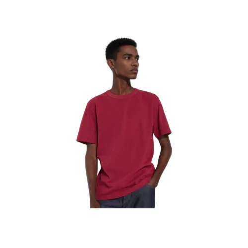 UNIQLO Красный Унисекс Футболка