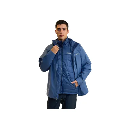 Columbia совместный бренд Поход Синий Мужская Ветровка