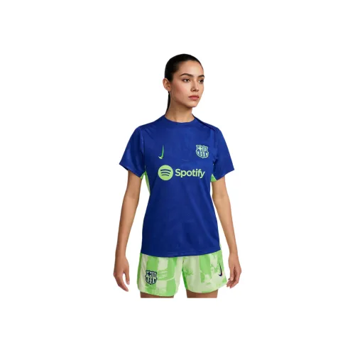 nike FCAcademy Барселона Pro Third Dri Fit Футбол Джерси Женские Old Королевский Old Королевский Лайм