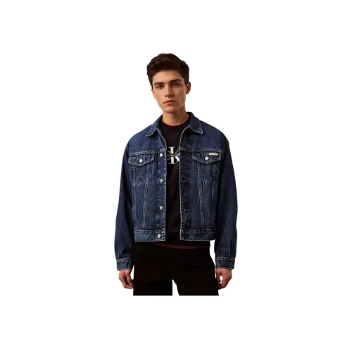 CALVIN KLEIN Denim Jacket Men's Blue