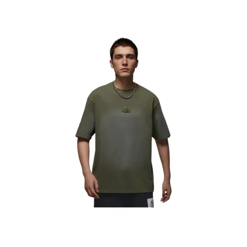 Jordan Flight Essentials 85 T Рубашка Мужская Средне-оливково-зеленая
