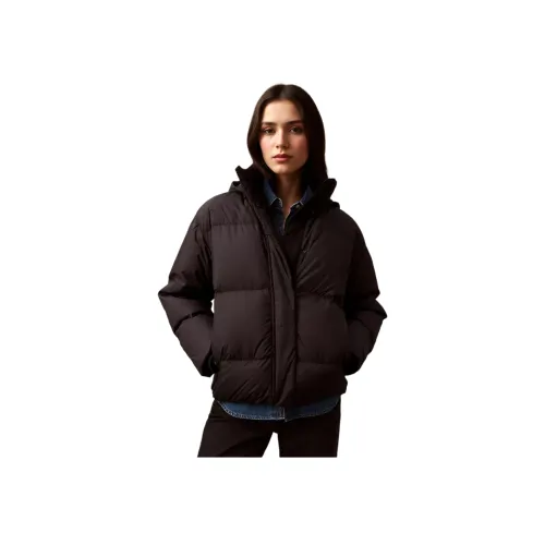 CALVIN KLEIN Пуховик Женский Черный