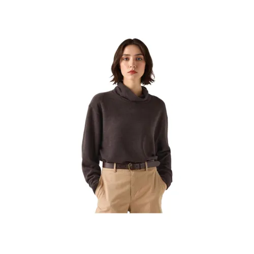 UNIQLO T-рубашка женская коричневая и черная