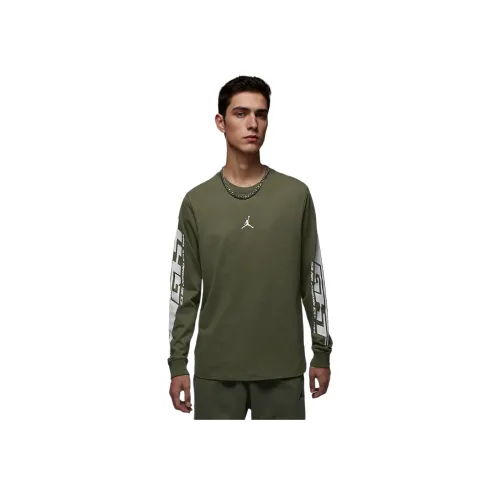 Jordan MVP FW24 T Shirt Мужской Средний Оливковый Зеленый