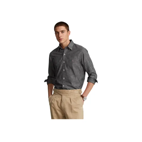 Polo Ralph Lauren Рубашка Мужская Темно-Серый