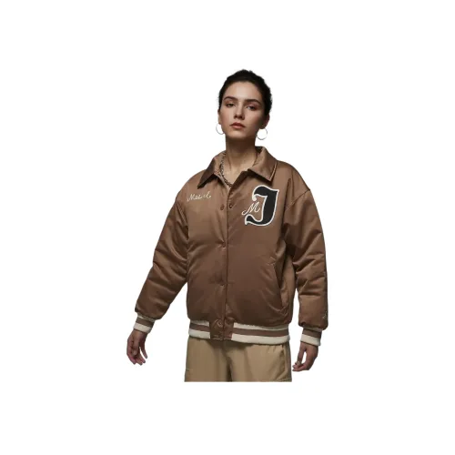 Джордан Куртки Пальто Женские Ancient Коричневый Легенда Светло-янтарный