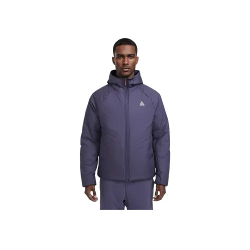 Nike ACG хлопковый пуховик мужской темно-изюмный