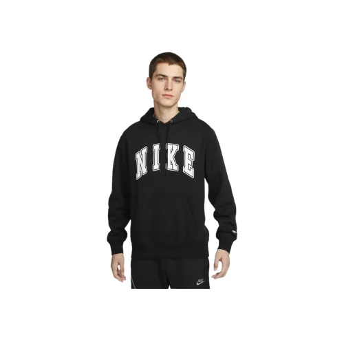 Nike Club Свитшот Мужской Черный Белый