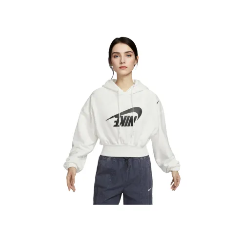 Nike Sportswear Толстовка Женская Холст Белый Черный