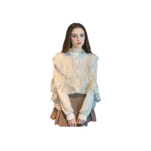 Flowers in water Женские Рубашки