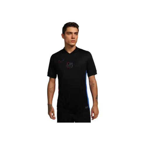 Nike Dri Fit FW24 Футбол Джерси Мужской Черный