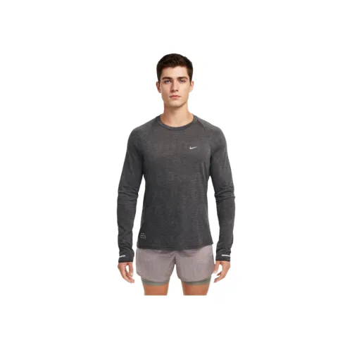 Nike Therma Форма ADVSwoosh Бег Division T Рубашка Мужская Черная