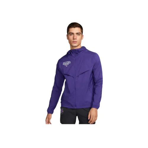 Nike Куртки и Пальто Мужской Фиолетовый