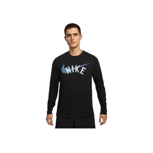Nike Dri Fit T-Shirt Мужской Черный