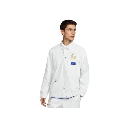 nike Франция 2024 Life Без подкладки Chore Куртки Пальто Мужской Белый