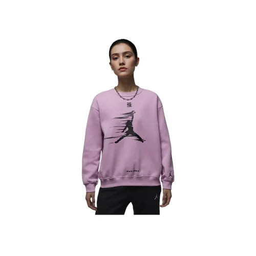 Jordan Brooklyn Fleece Толстовка Женская Орхидея Фиолетовый