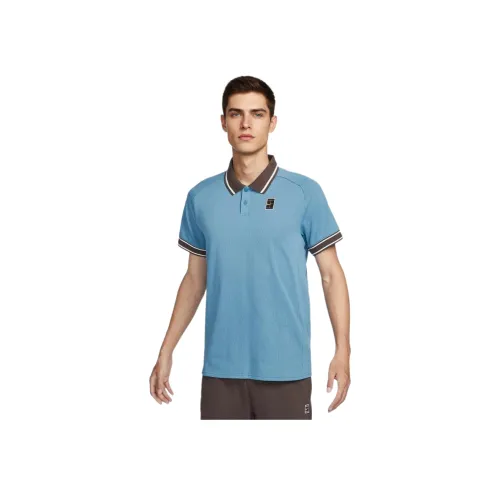 Nike COURT HERITAGE Sustainable Materials Поло Мужское Blue