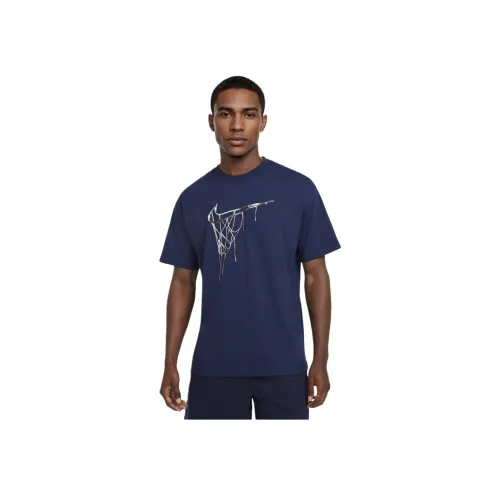 Nike Max90 Баскетбольная футболка мужская цвет Midnight Marine Blue