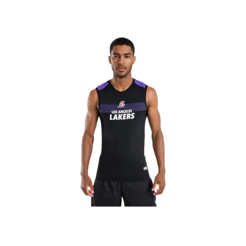 DECATHLON X NBA Los Angeles Lakers Баскетбольная Джерси Мужская Черная Фиолетовая