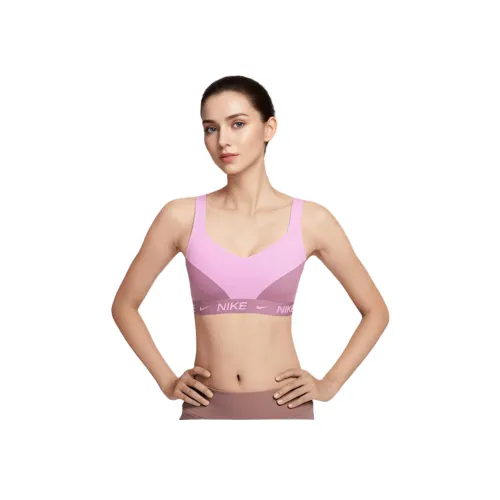 Nike IndyDri Спортивное белье для женщин серо-фиолетовое и красное