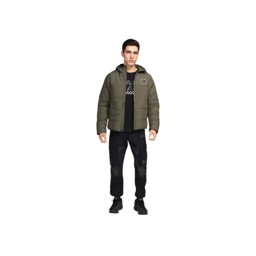 Nike Air Хлопковый пуховик Мужской Хаки зеленый