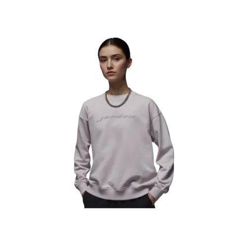 Jordan Brooklyn Fleece Толстовка Женская Белая Золото Фиолетовый