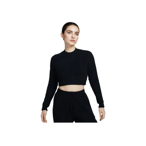 Nike Sportswear Phoenix Cozy Bouclé Трикотаж Женский Черный