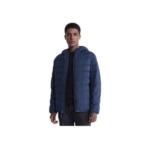 Calvin Klein Хлопковый пуховик Мужской Темно-синий