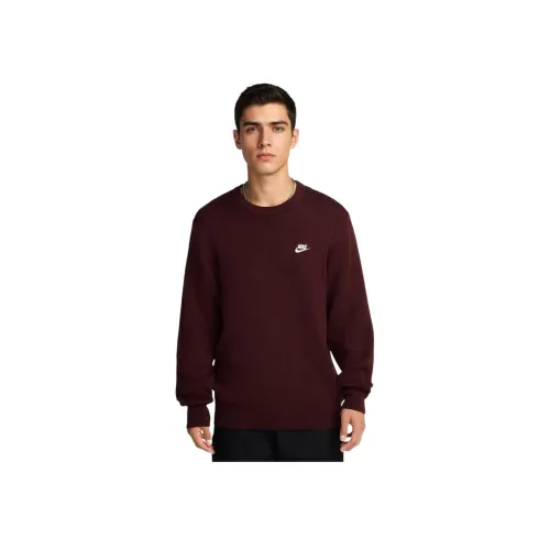 Nike Club Трикотаж Мужской Бордовый