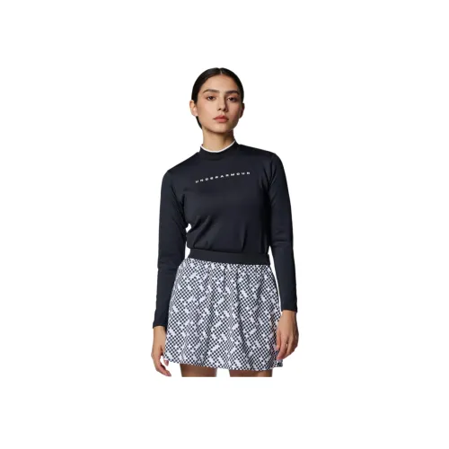 Under Armour FW24 Броня Гольф Одежда Женская Черная