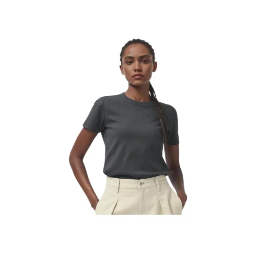 UNIQLO T-рубашка женская темно-серый цвет