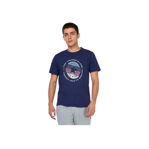 Конверс Chucks Beyond T Рубашка Мужская Морской Синий