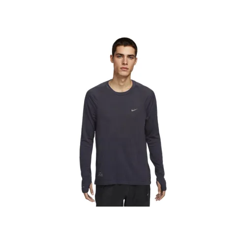 Nike Therma Форма ADV T Рубашка Мужская Темно-фиолетовая