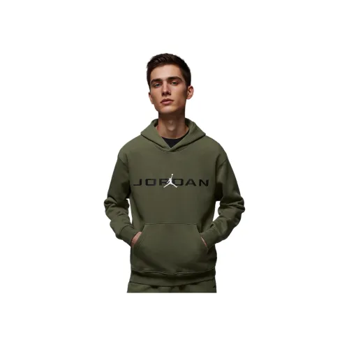Jordan Essentials Толстовка Мужская Средне-оливково-зеленая