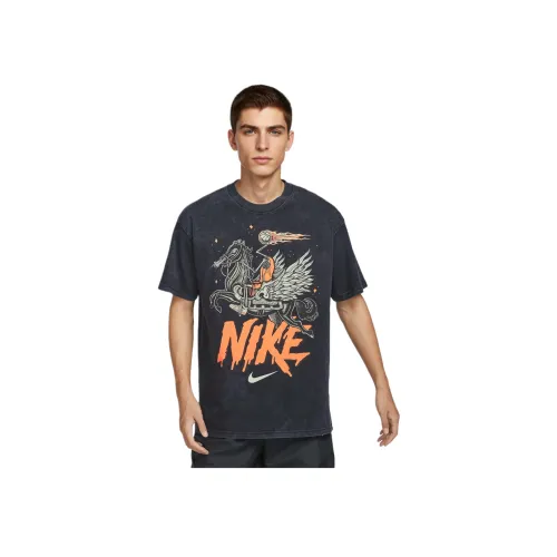 Nike Мужские черные футболки