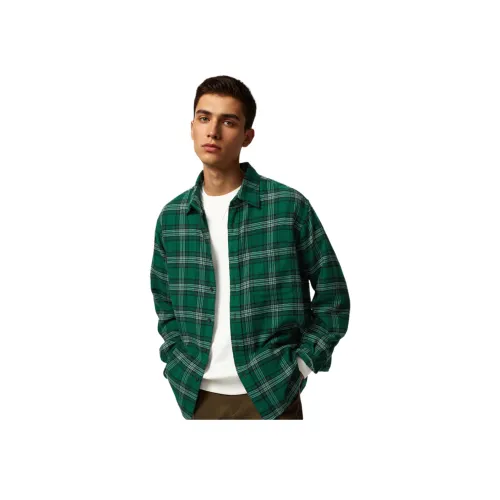 UNIQLO Бирюзовые Унисекс Рубашки