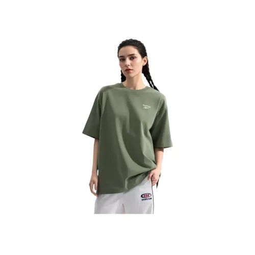 Reebok совместная брендированная футболка Unisex Light Армейский зеленый