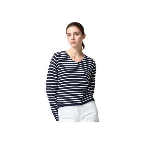 UNIQLO Трикотаж Женский Темно-Синий