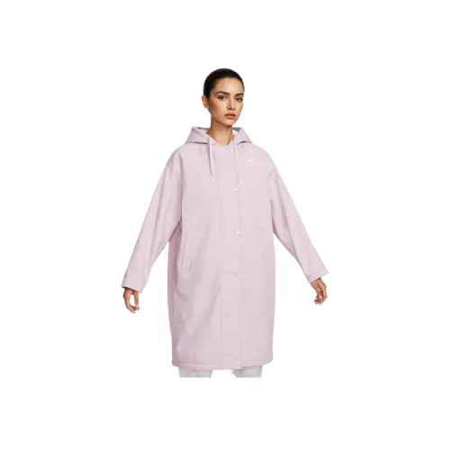 Nike Sportswear OUTLETS Пуховик Женский Светло-Розовый Фиолетовый