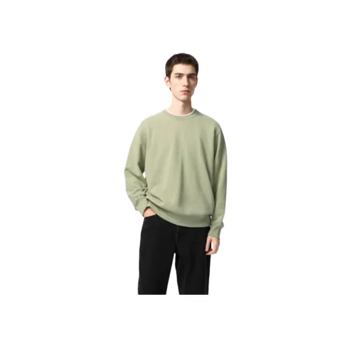 UNIQLO SS25 Свитшот Унисекс Изумрудно-зеленый