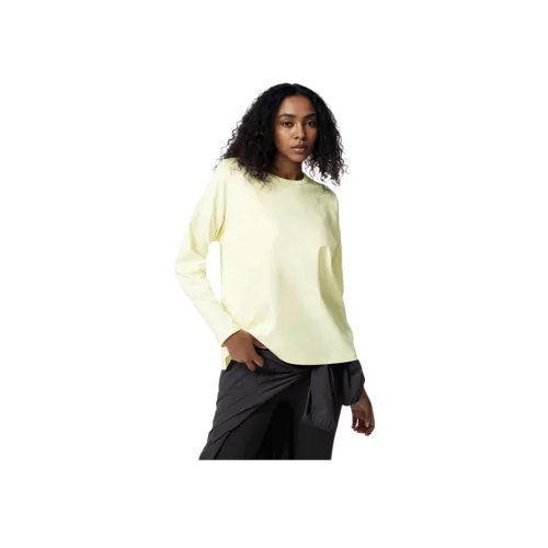 UNIQLO T-рубашка с рукавом-кафтан женская кремовая