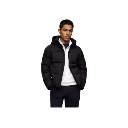 Tommy Hilfiger Хлопковый пуховик Мужской Черный