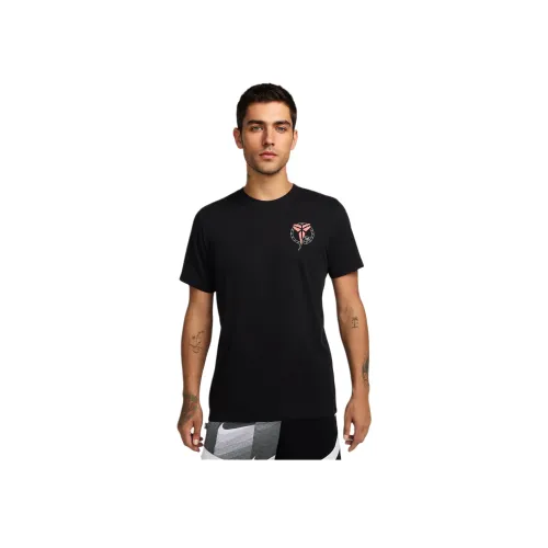 Nike Dri Fit Kobe Чулки T Рубашка Мужской Черный