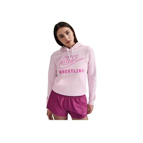 nike FW24 Толстовка Женская Розовая
