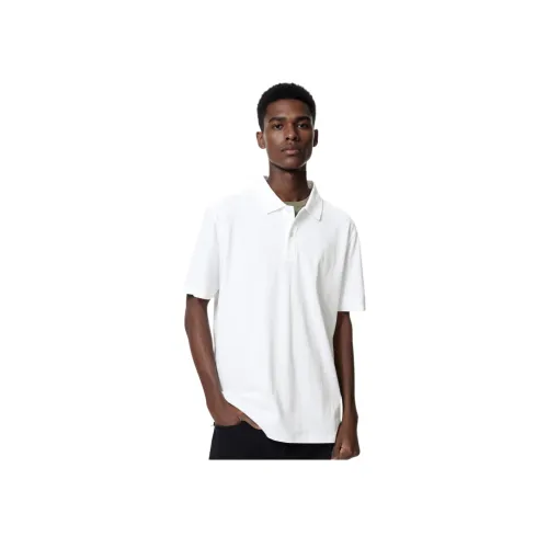 UNIQLO AIRism Mesh Series Поло Унисекс Белый