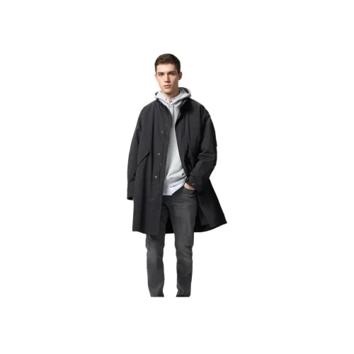 UNIQLO Мужское черное пальто
