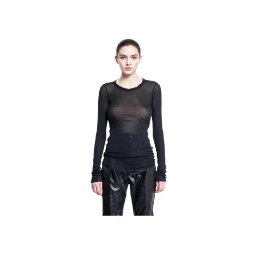 RICK OWENS совместный бренд RO T Рубашка Женская Черная