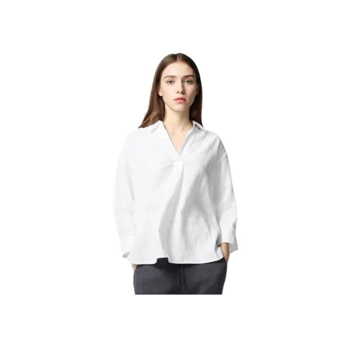 UNIQLO Белые Женские Рубашки