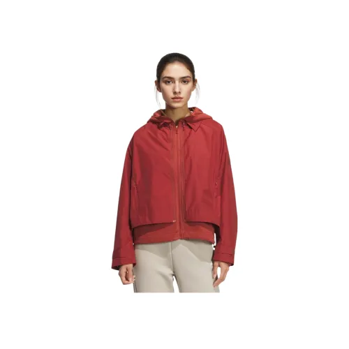 Adidas Мягкие Красные Женские Куртки